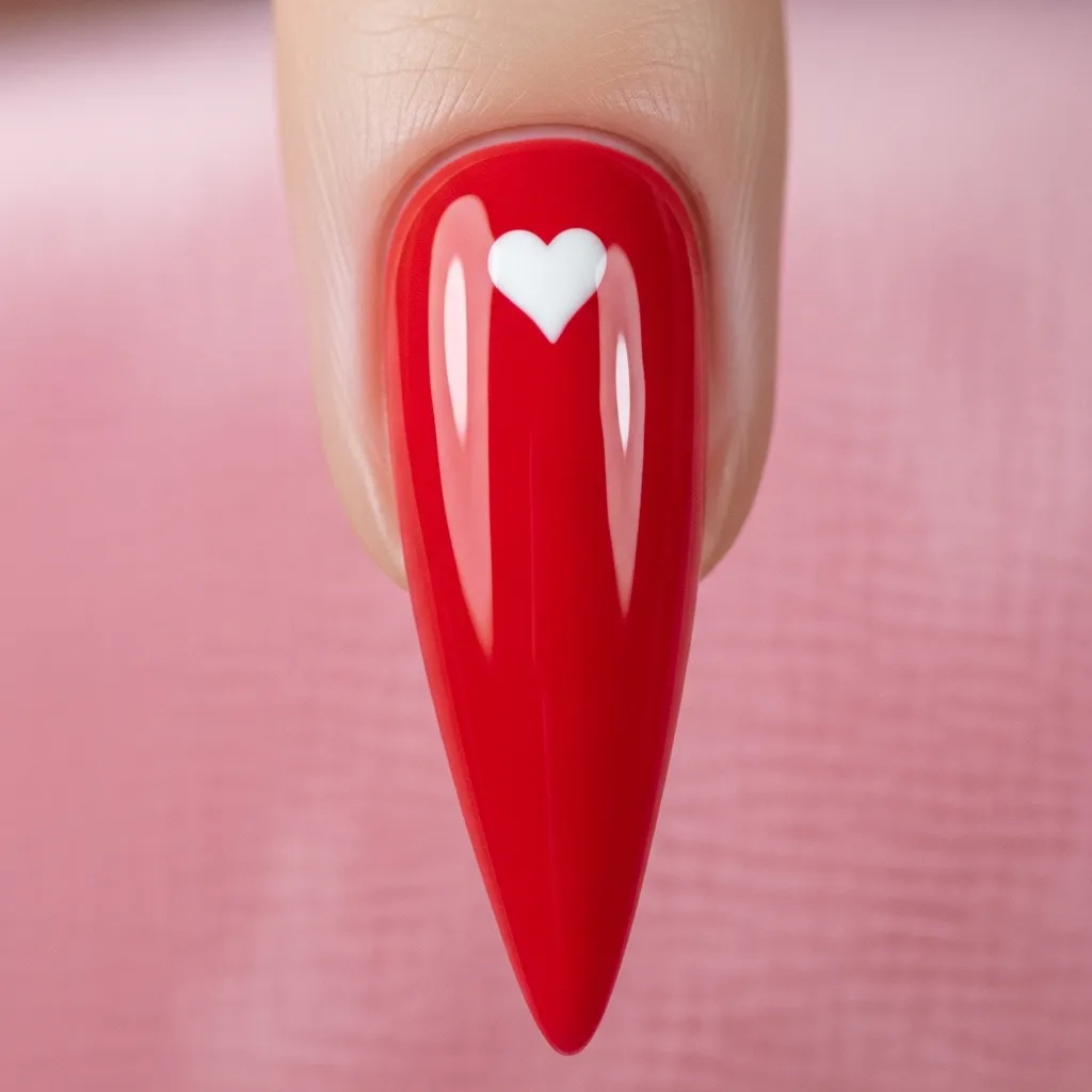 classic red heart stilettos
