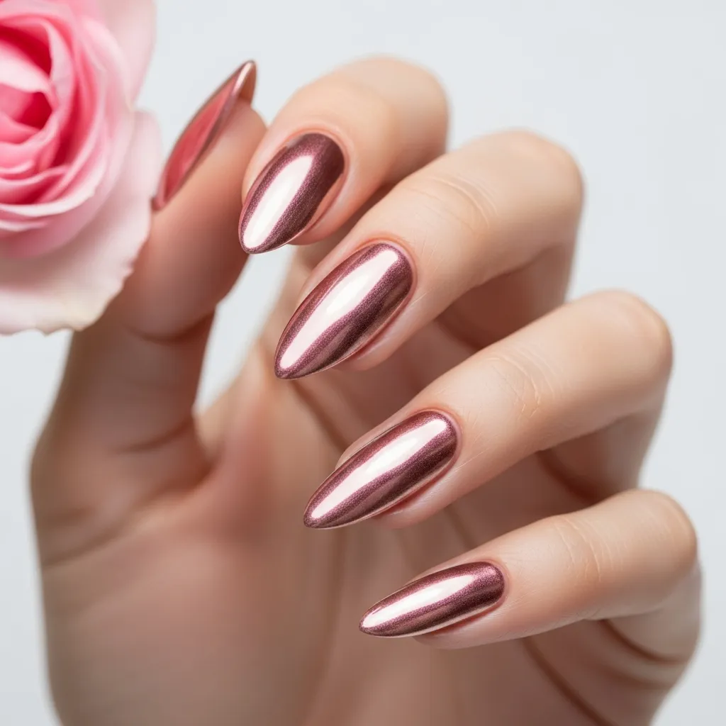 classic rose gold chrome