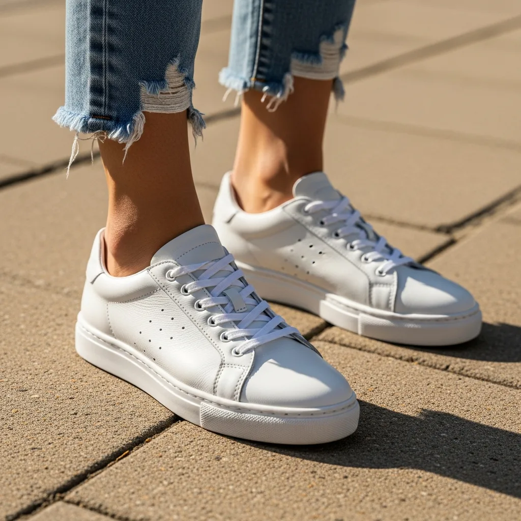 Step Up Your Style: 19 Trendy Shoes Every Woman Needs in Her Wardrobe 2 classic white sneakers