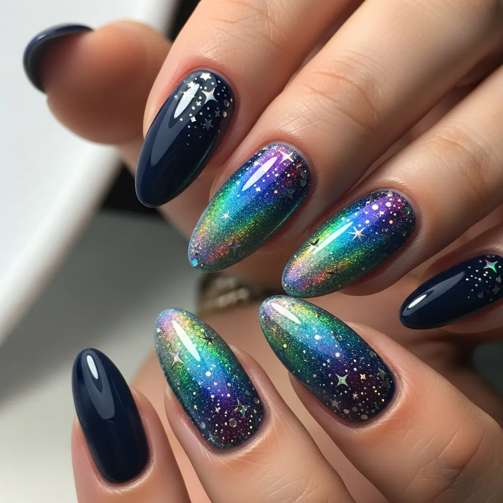 cosmic love holographic ombre