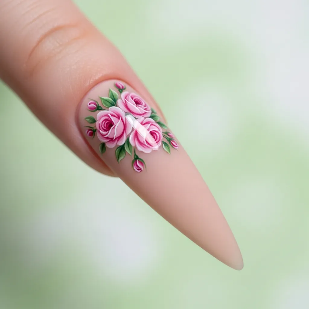 delicate floral accent stilettos