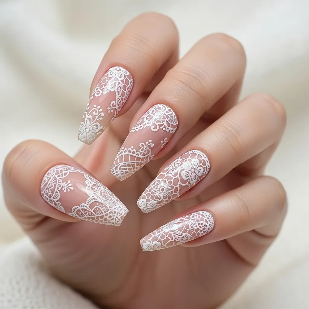 delicate lace details