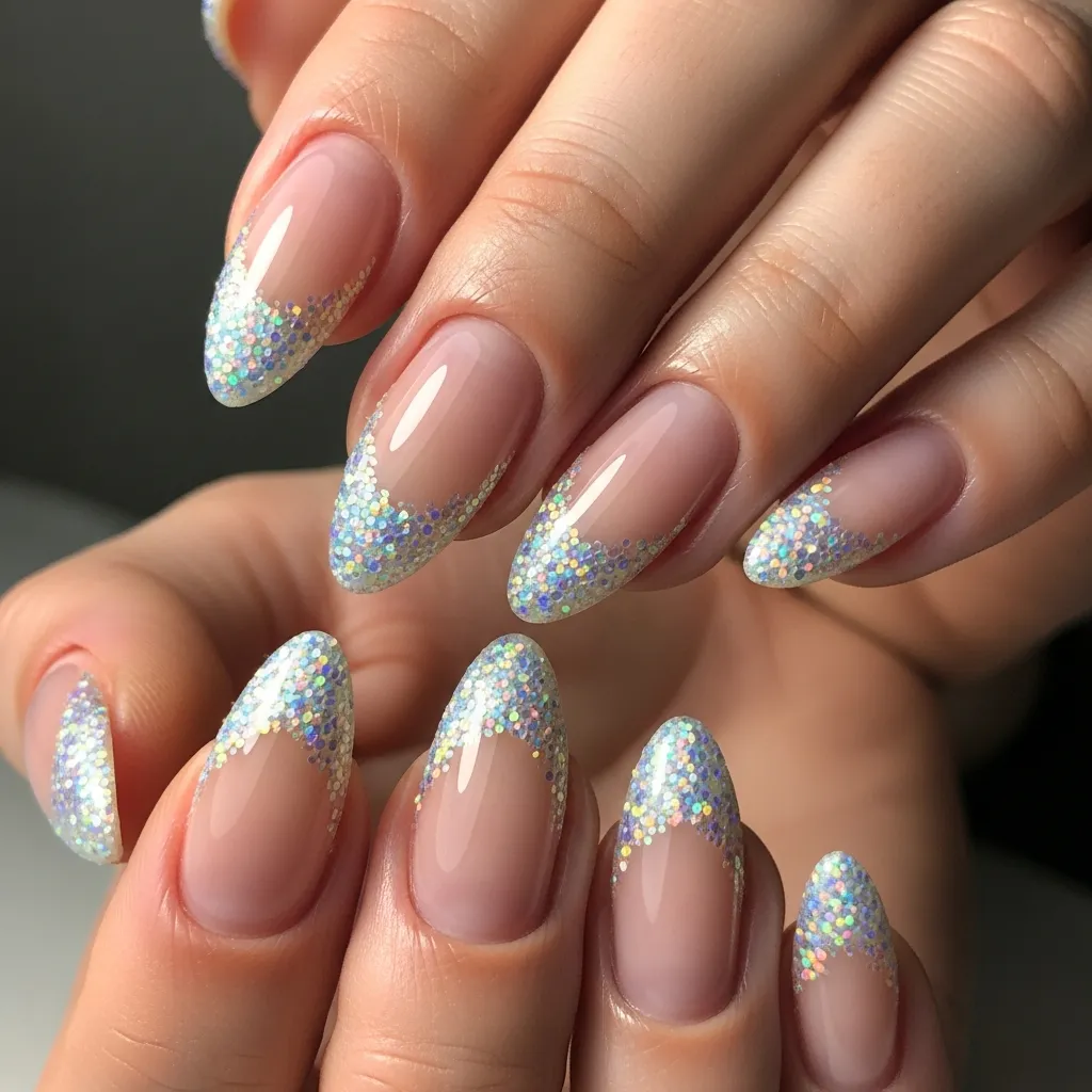 diamond dust holographic french