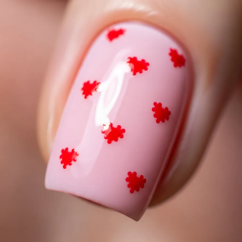 dotted heart patterns
