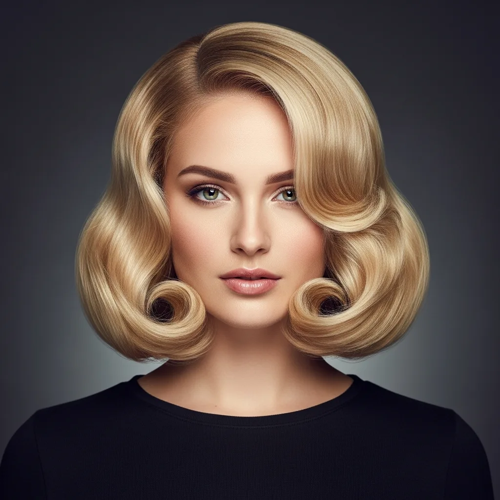 23 Sleek Hoco Hairstyles for the Dance 15 faux bob with voluminous waves