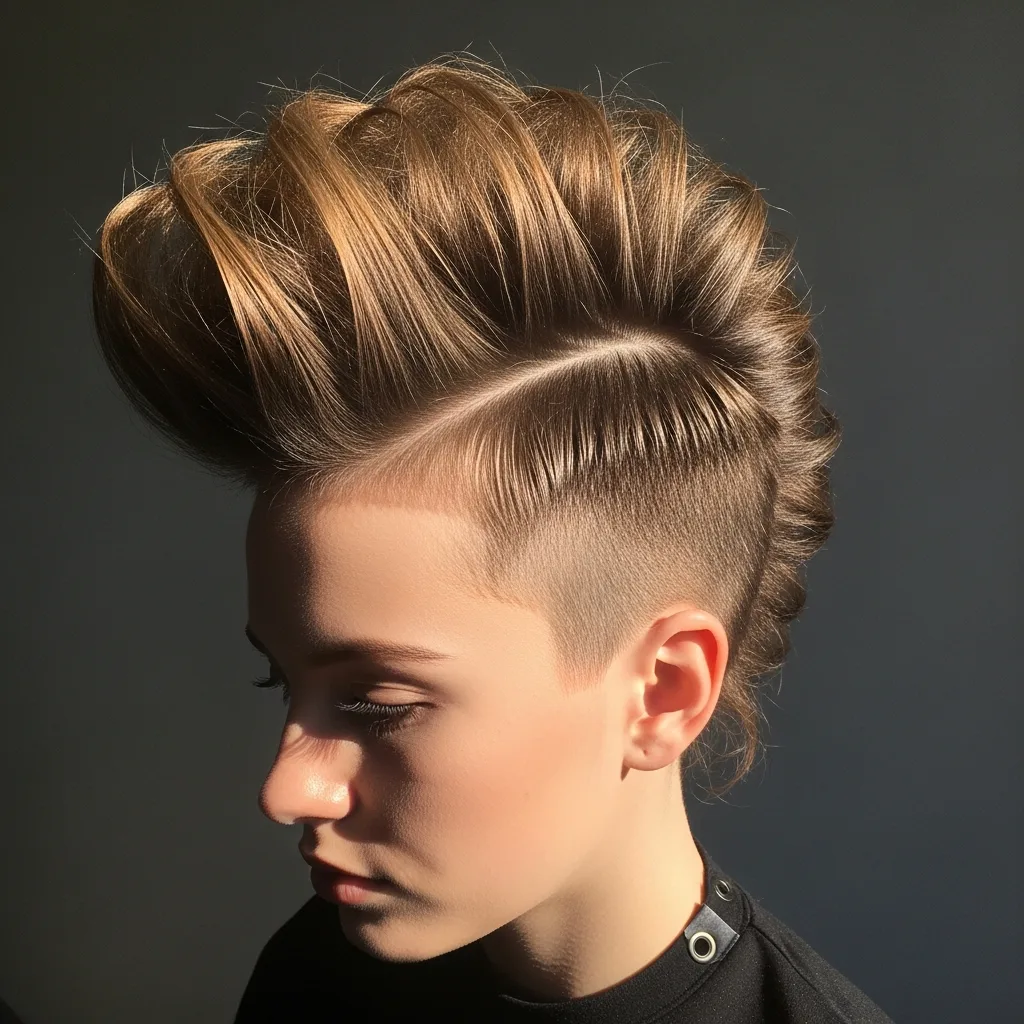 faux hawk for short hair