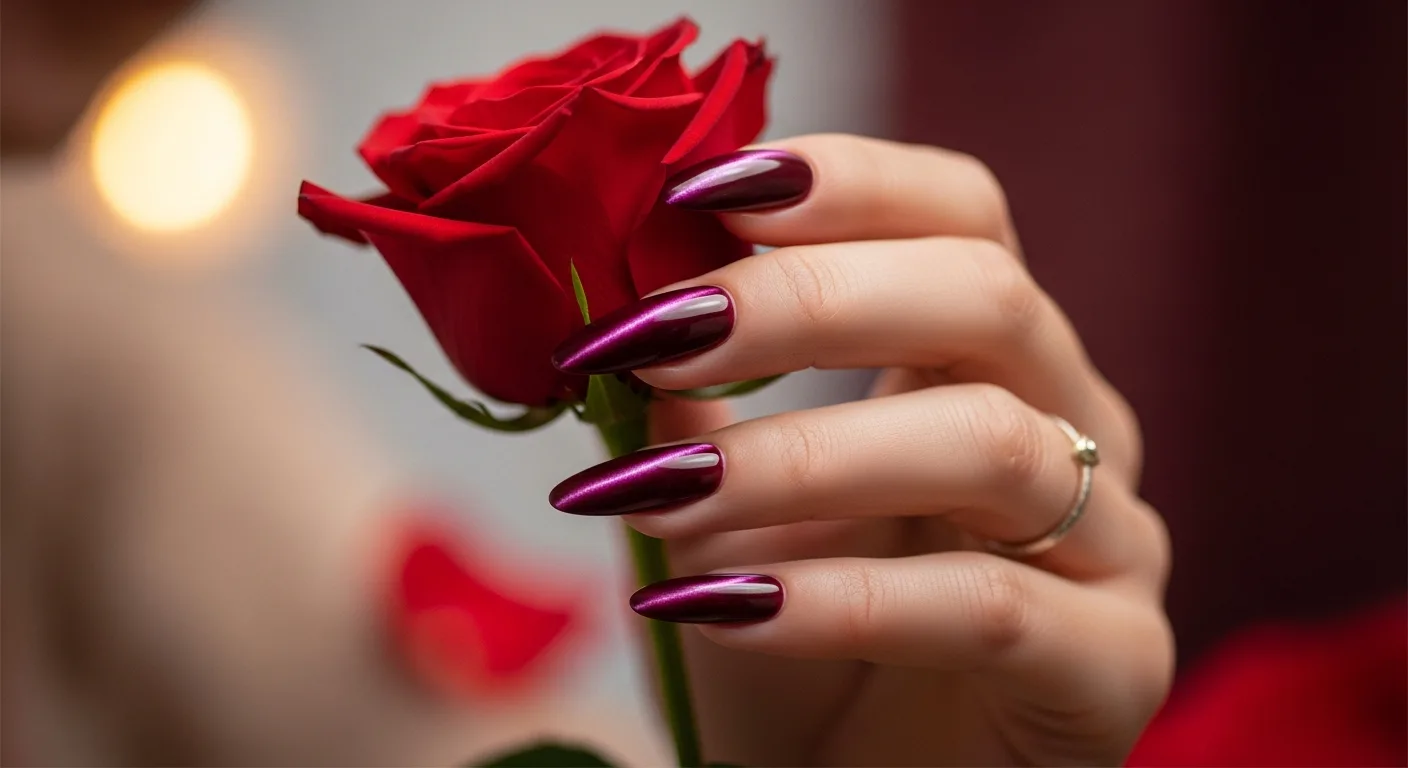 23 Perfect Valentines Cat Eye Nails Designs 1 featured 119