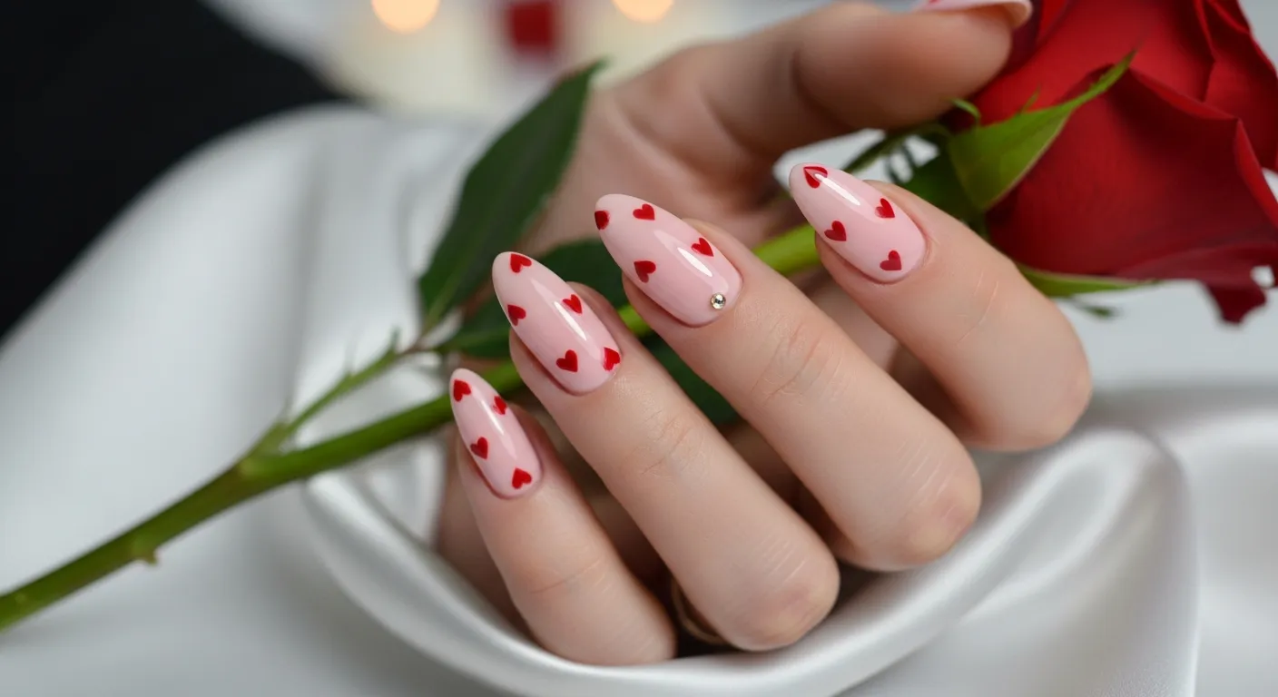 Top 19 Valentines Almond Nail Designs 1 featured 13