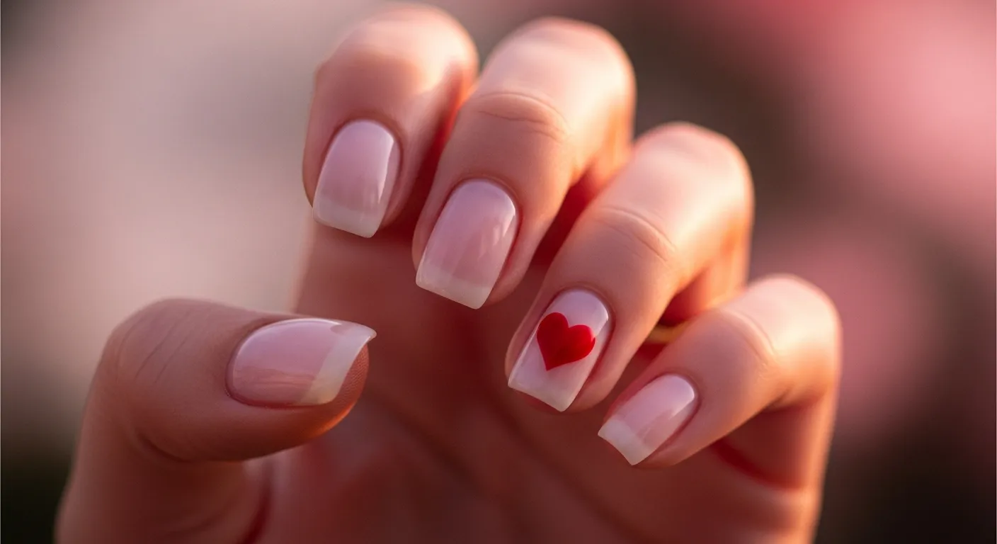 Top 19 Floating Heart Valentines Nails You'll Adore 1 featured 47