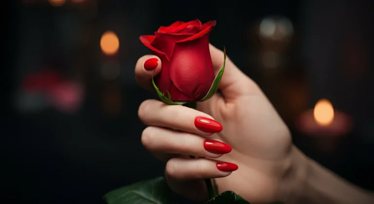 19 Oval Valentines Nails to Steal Your Heart