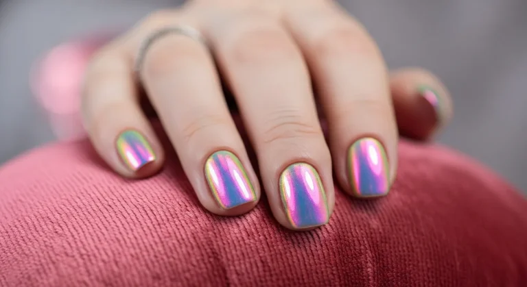 21 Mesmerizing Holographic Valentines Nails to Dazzle This Love Season 28 21 Mesmerizing Holographic Valentines Nails to Dazzle This Love Season