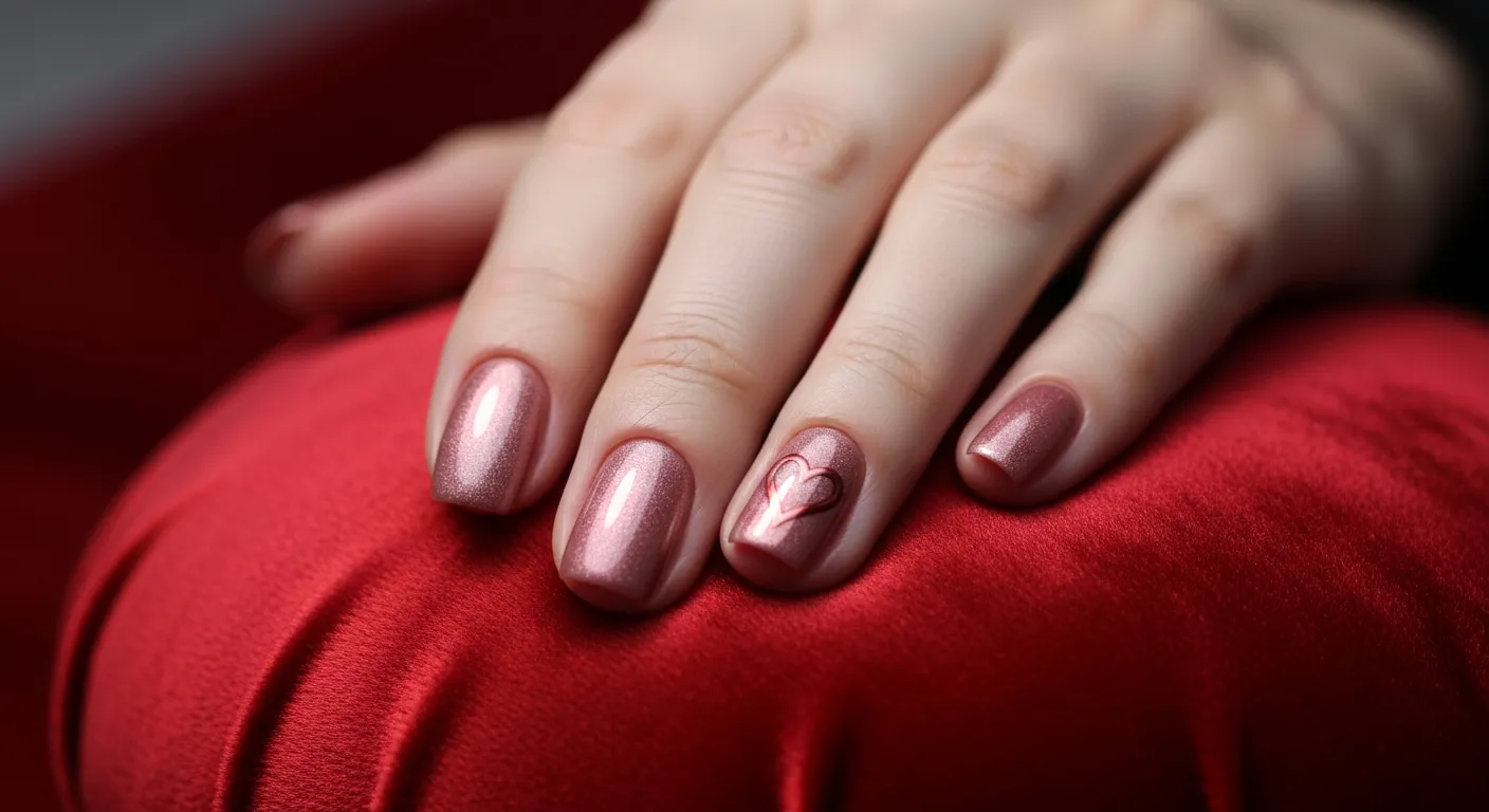 Top 17 Simple Valentine's Nail Ideas for a Sweet & Chic Look 1 featured 7