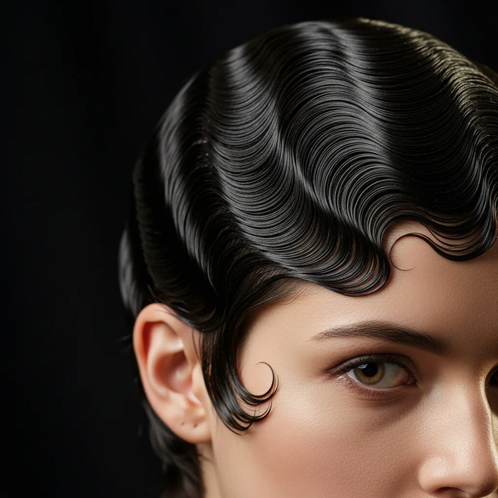 finger waves for short hair