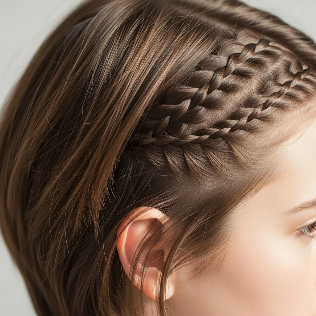 french braid detail