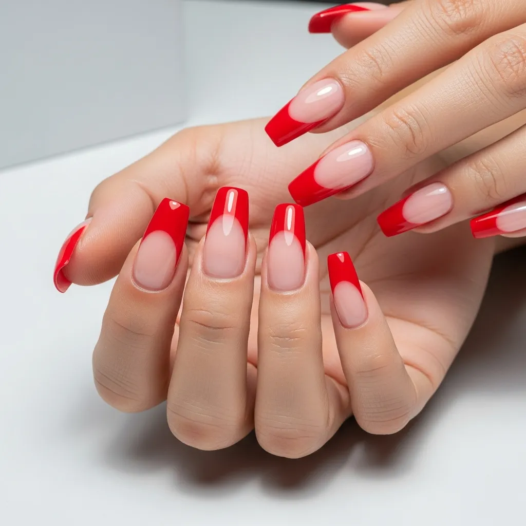 french tips with a twist