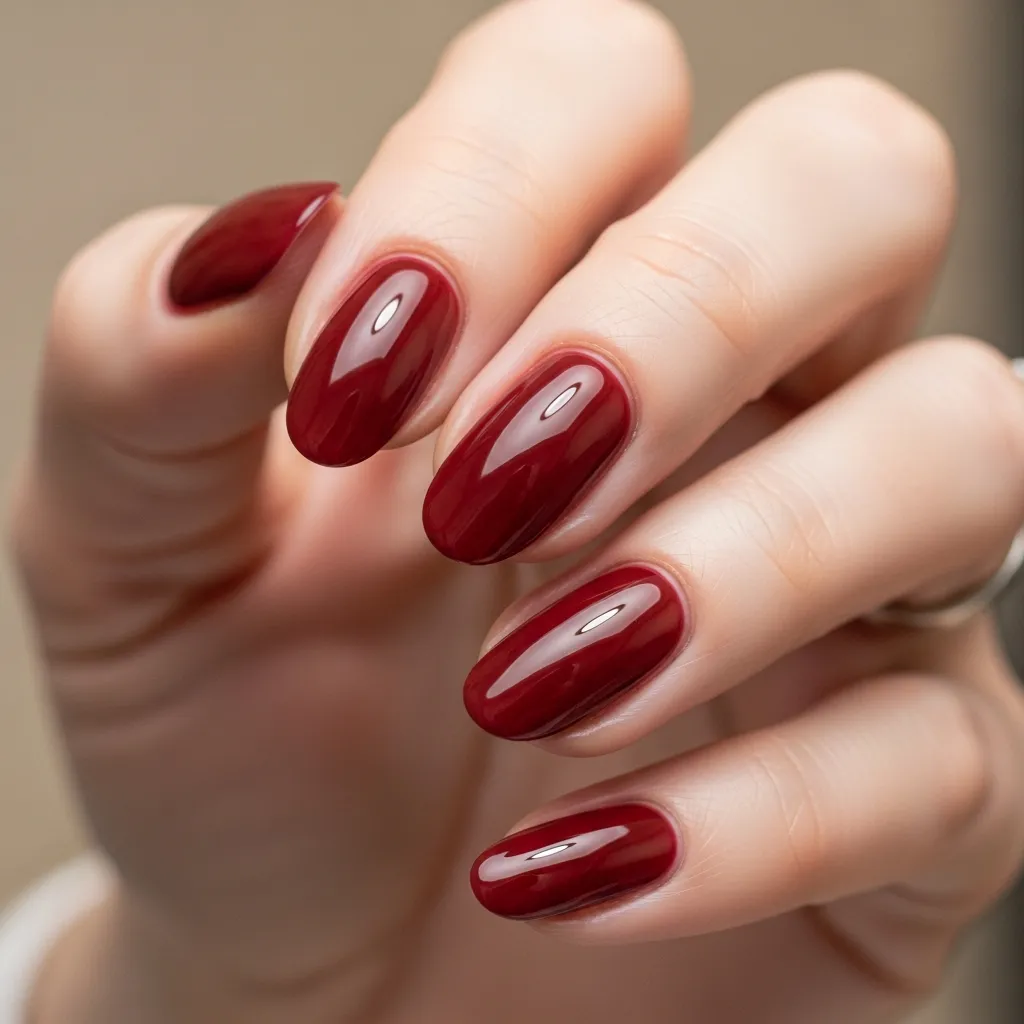 garnet red jelly elegance
