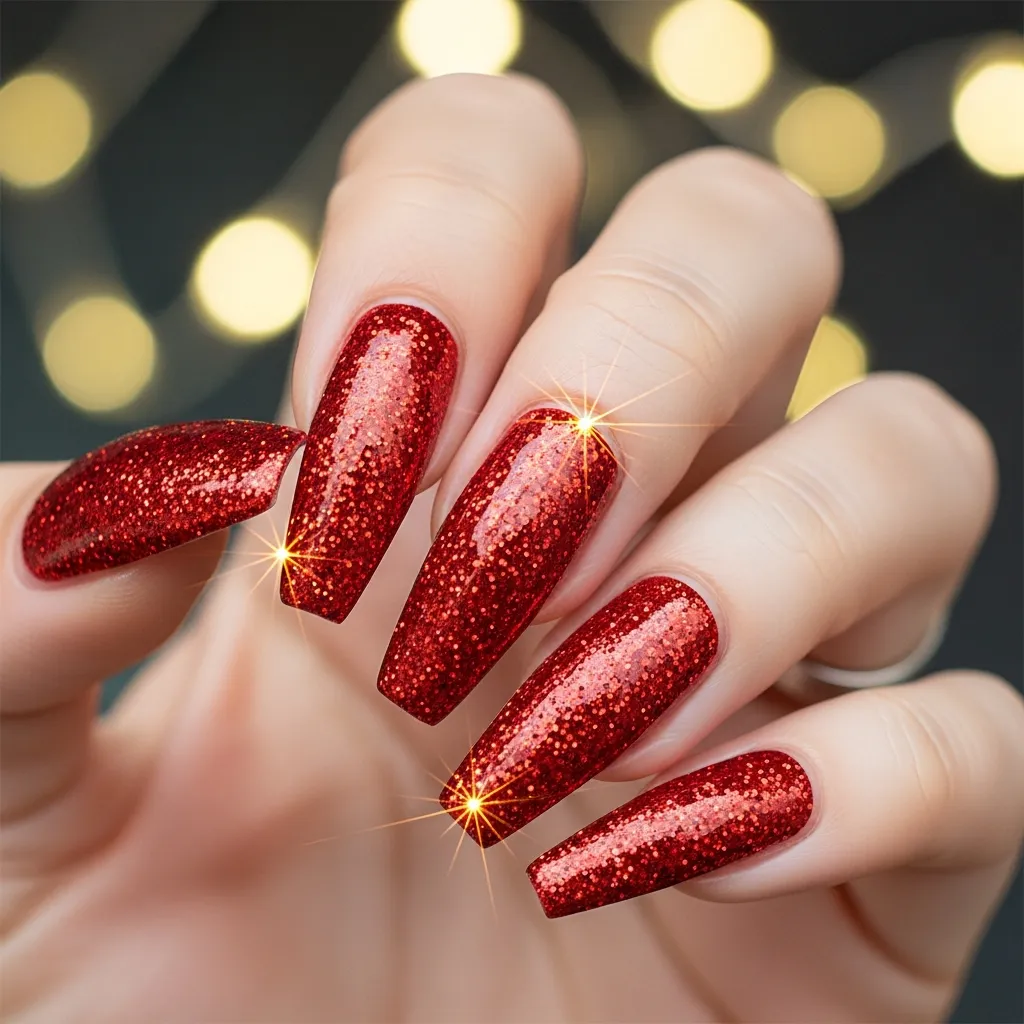 glitter bomb coffin nails full coverage