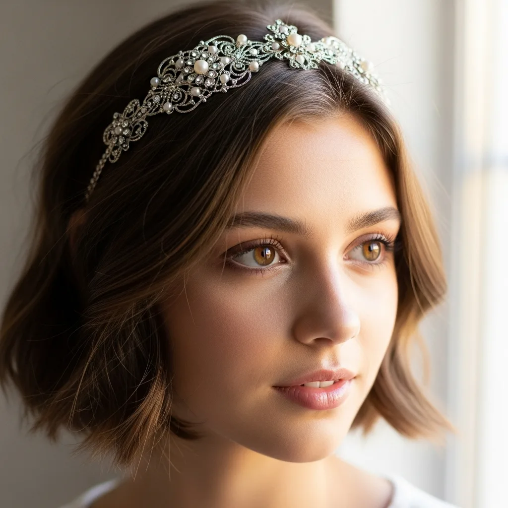 headband with embellishments