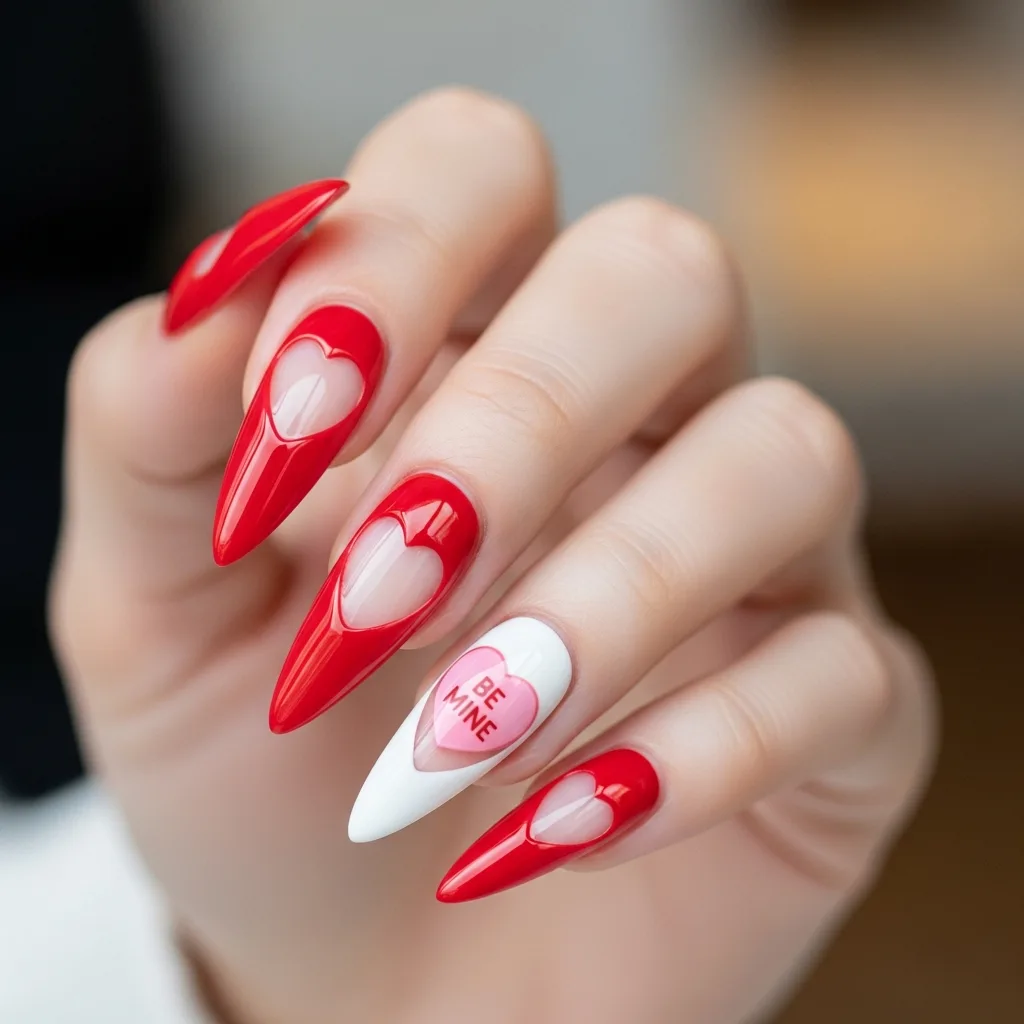 heart cutout design