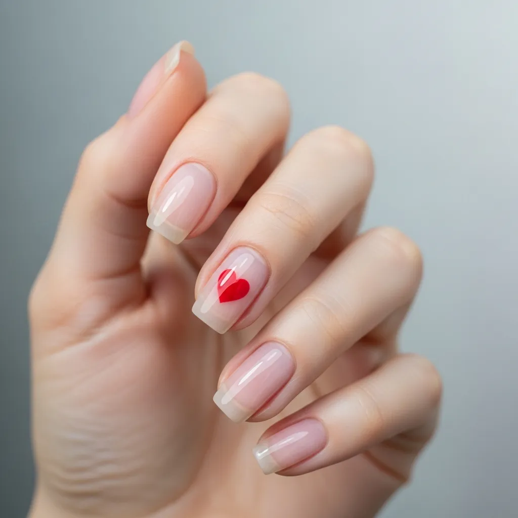 heart shaped negative space