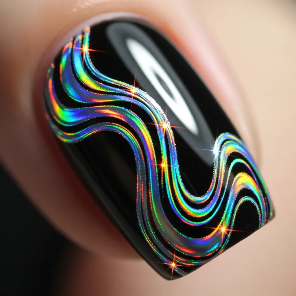 holographic chrome accents