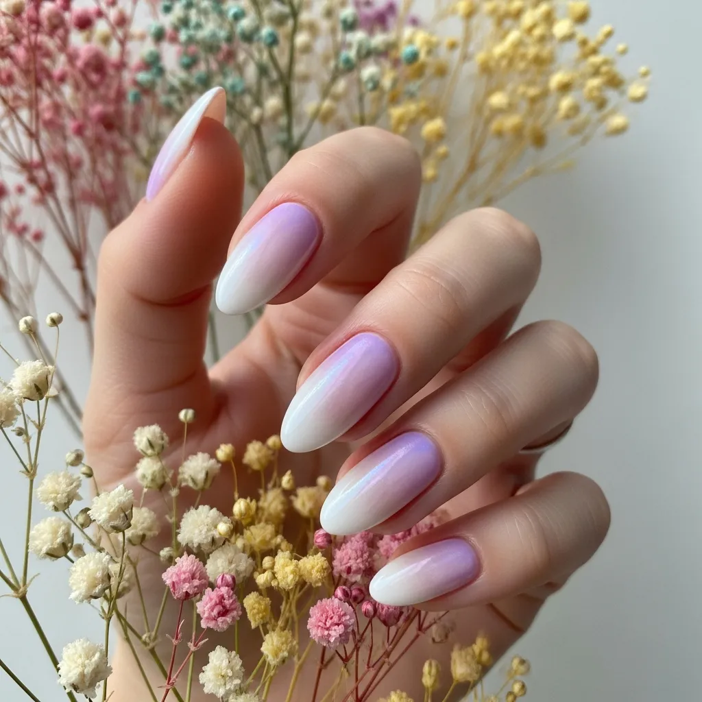 lavender white aura