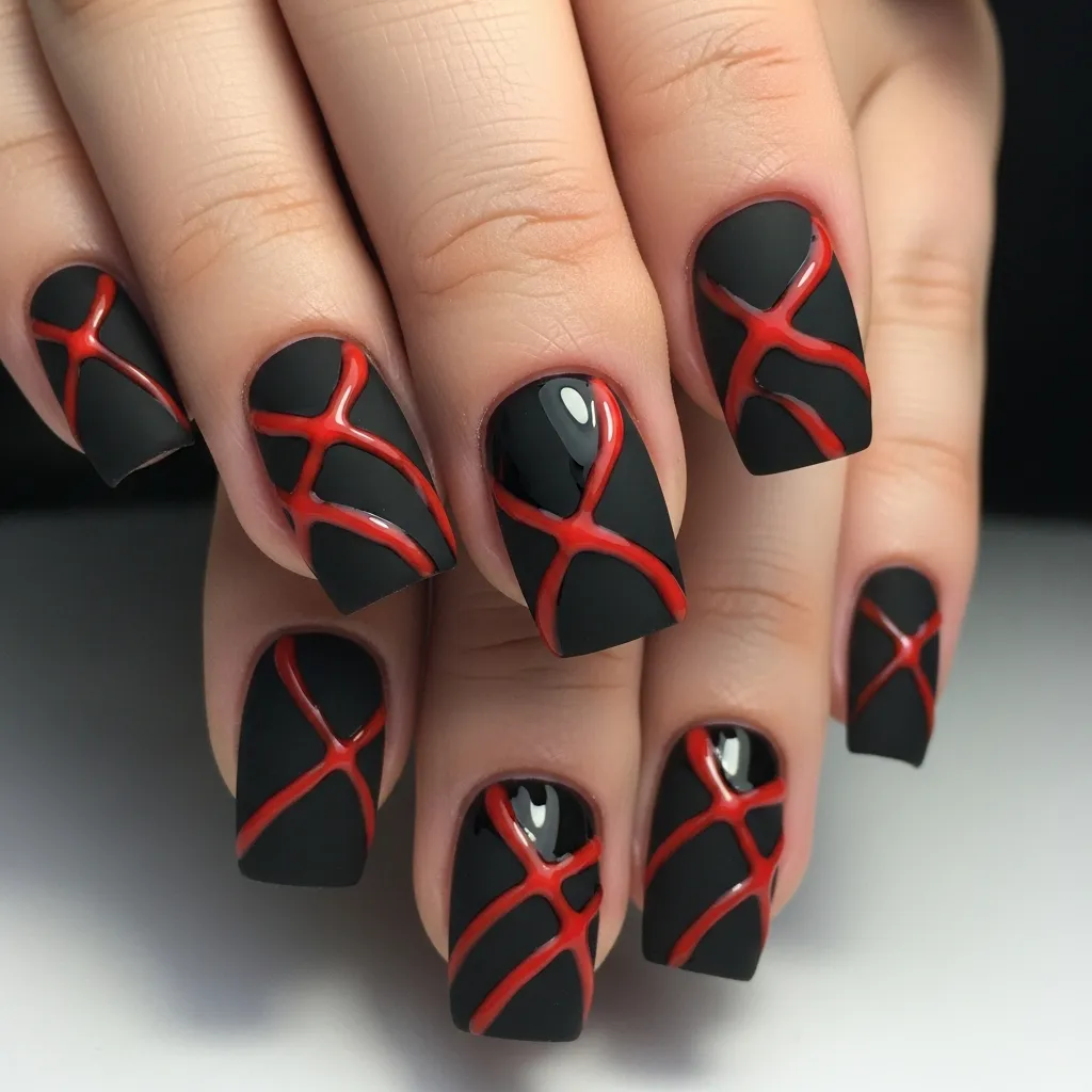 25 Swirl Valentines Nails to Sweep You Off Your Feet! 20 matte swirls