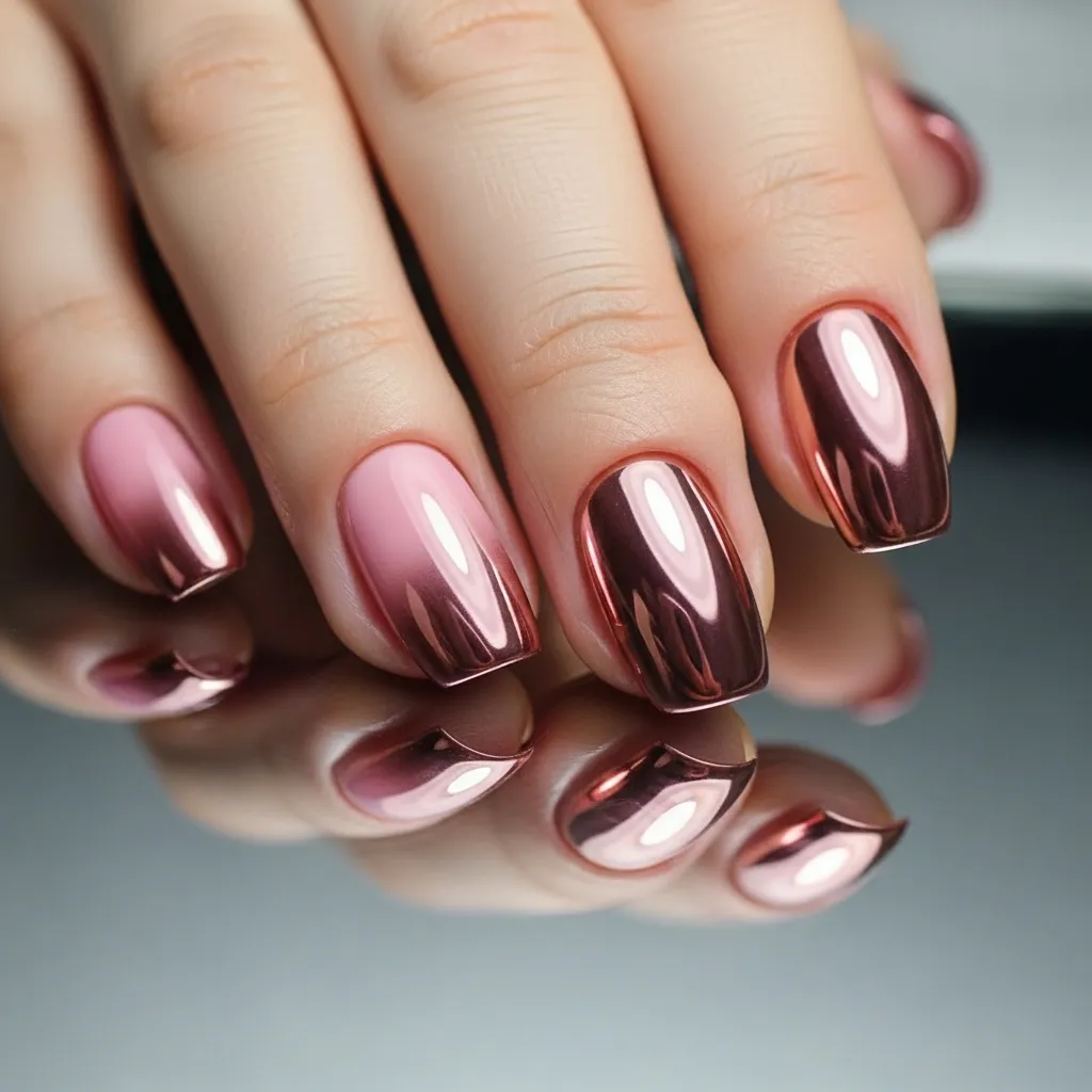 metallic rose aura