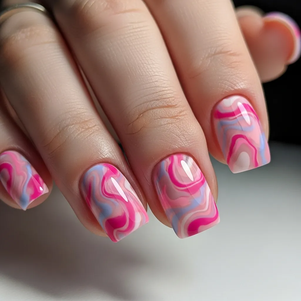 25 Swirl Valentines Nails to Sweep You Off Your Feet! 25 monochromatic swirls