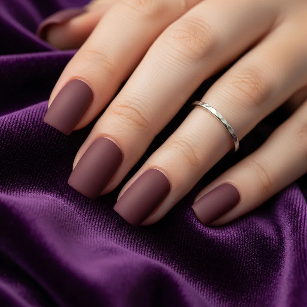 muted berry tones