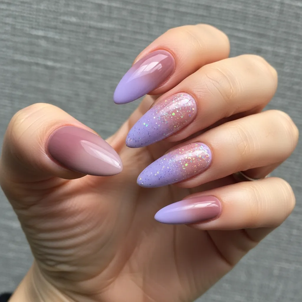 muted mauve to lavender dream