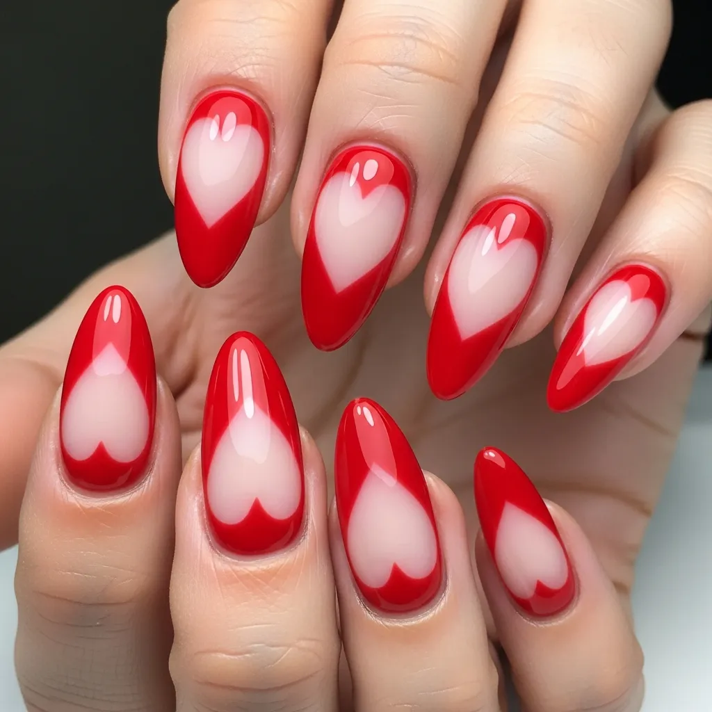 negative space heart