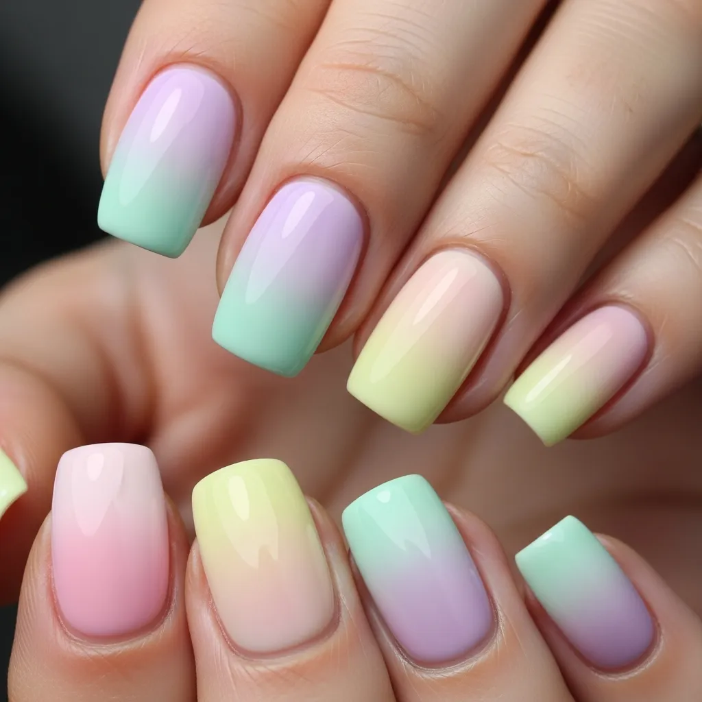 pastel rainbow aura