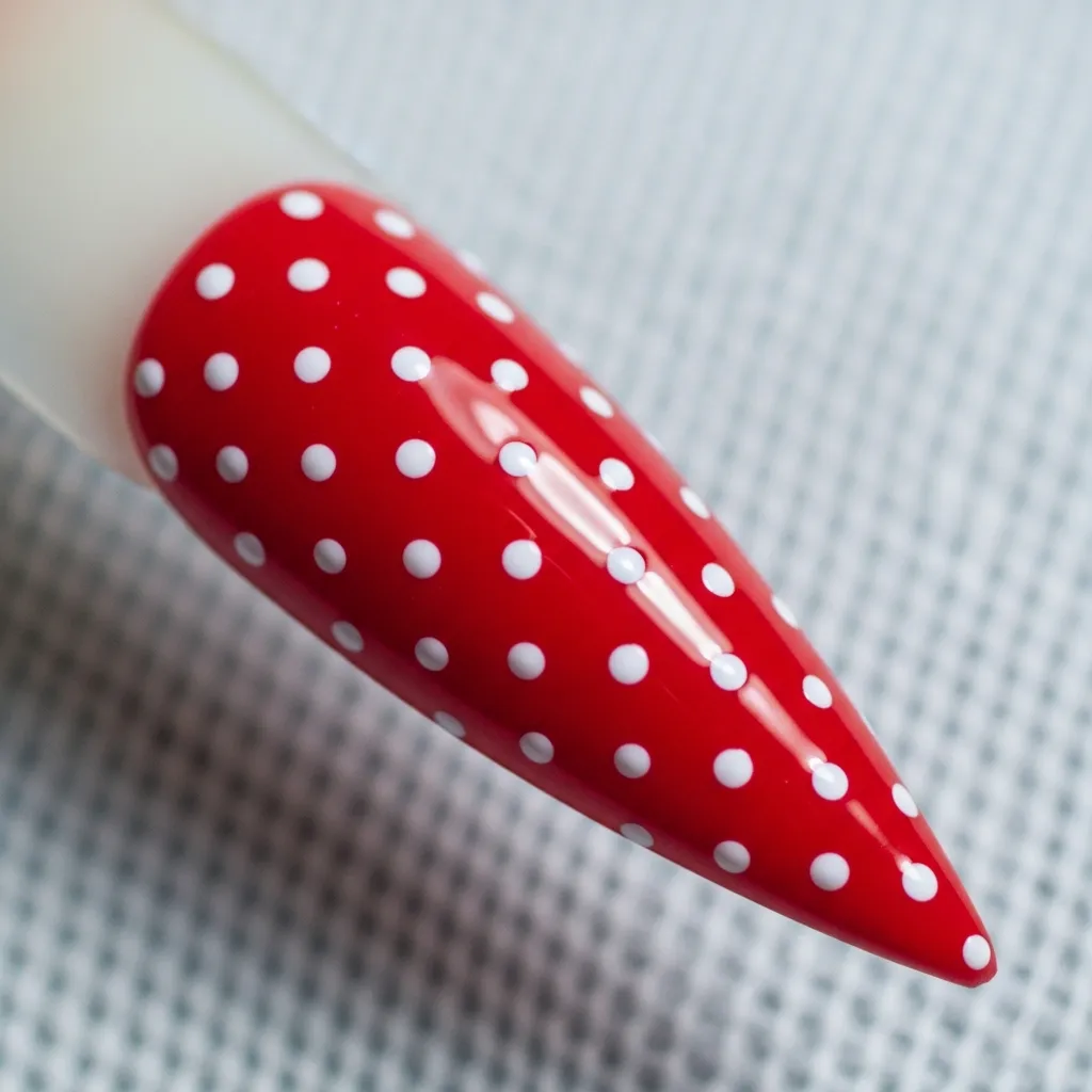 polka dot romance stilettos