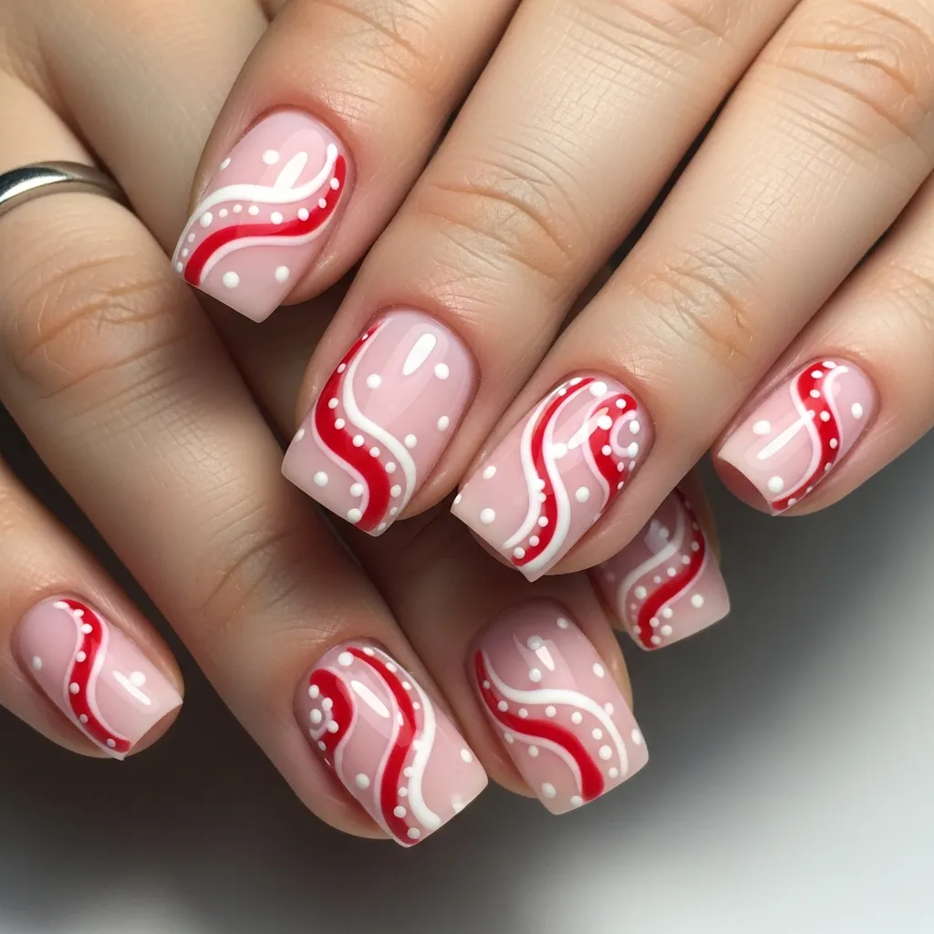 25 Swirl Valentines Nails to Sweep You Off Your Feet! 17 polka dot swirls
