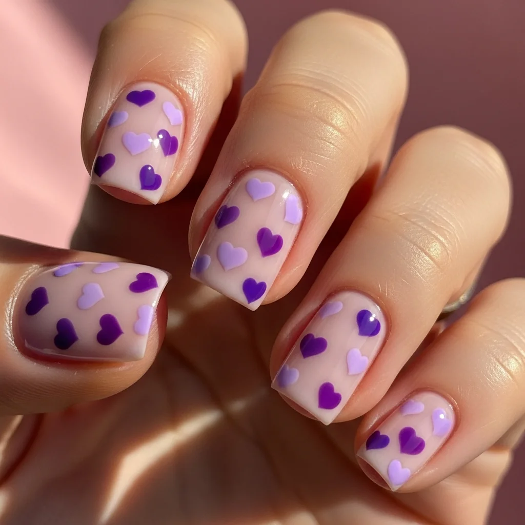 purple hearts