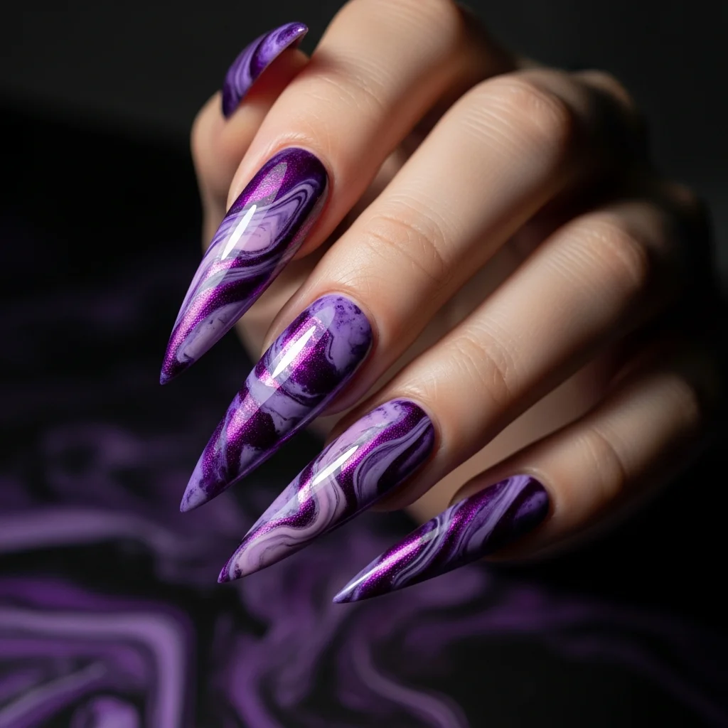 purple marble