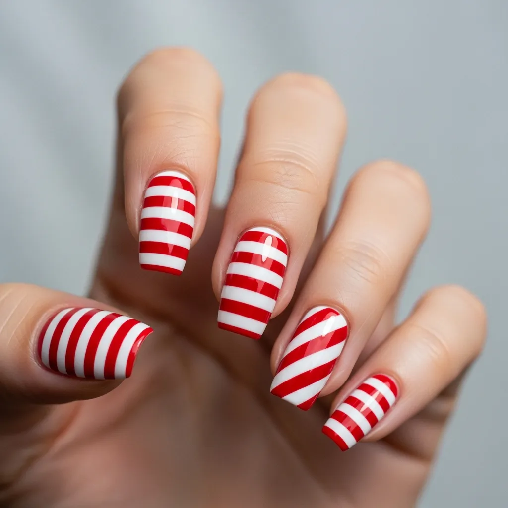 red and white stripes