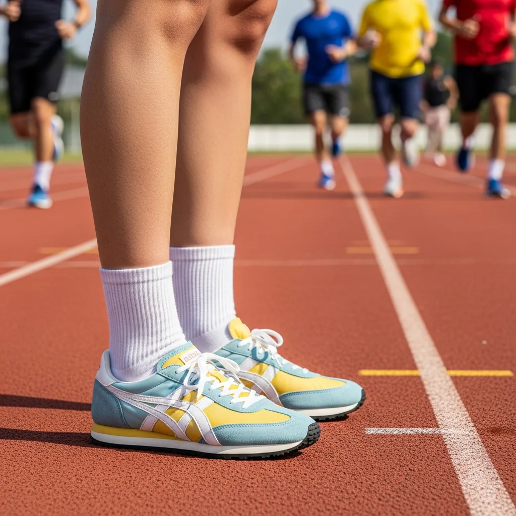 retro running shoes a vintage vibe