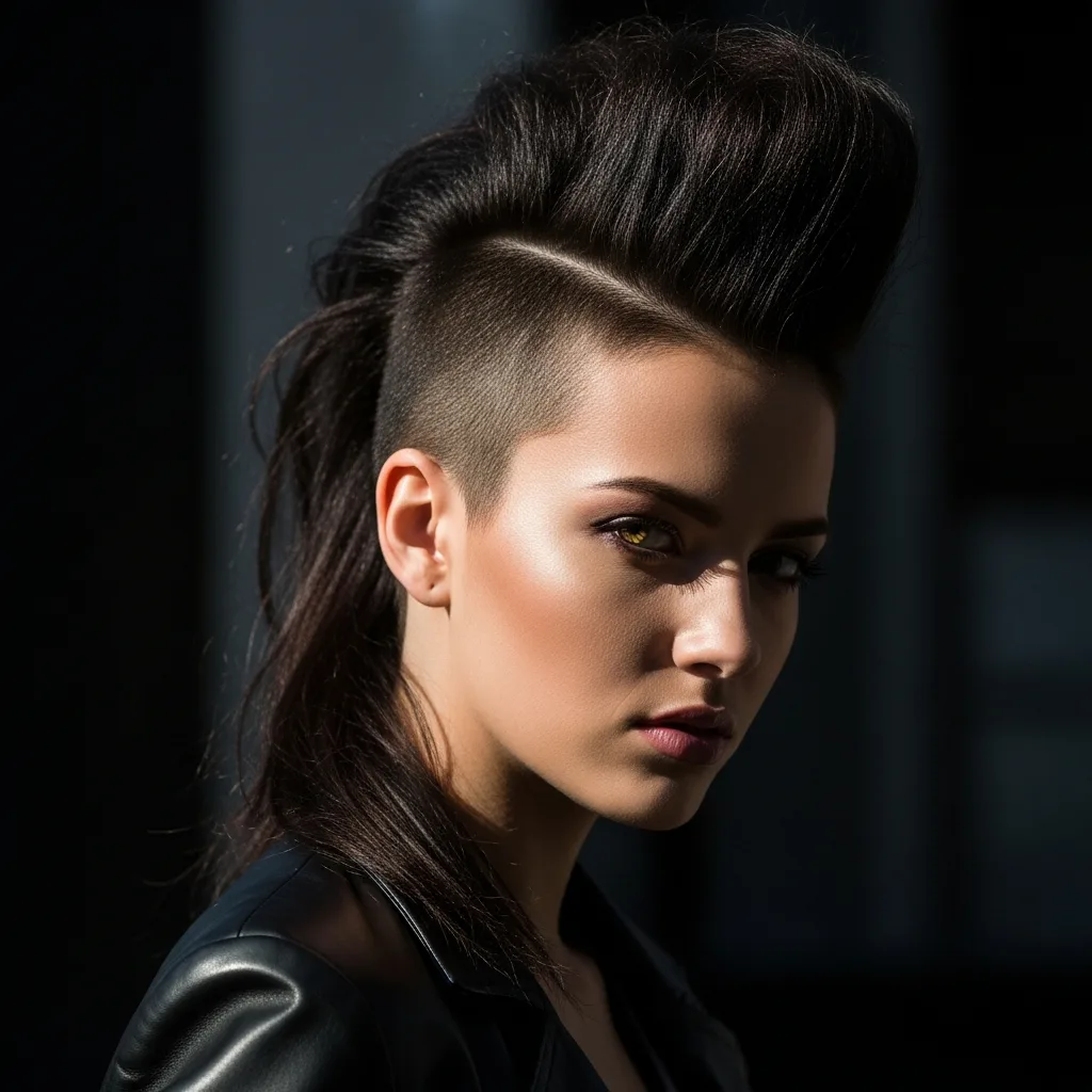 23 Sleek Hoco Hairstyles for the Dance 19 sleek faux hawk with textured sides