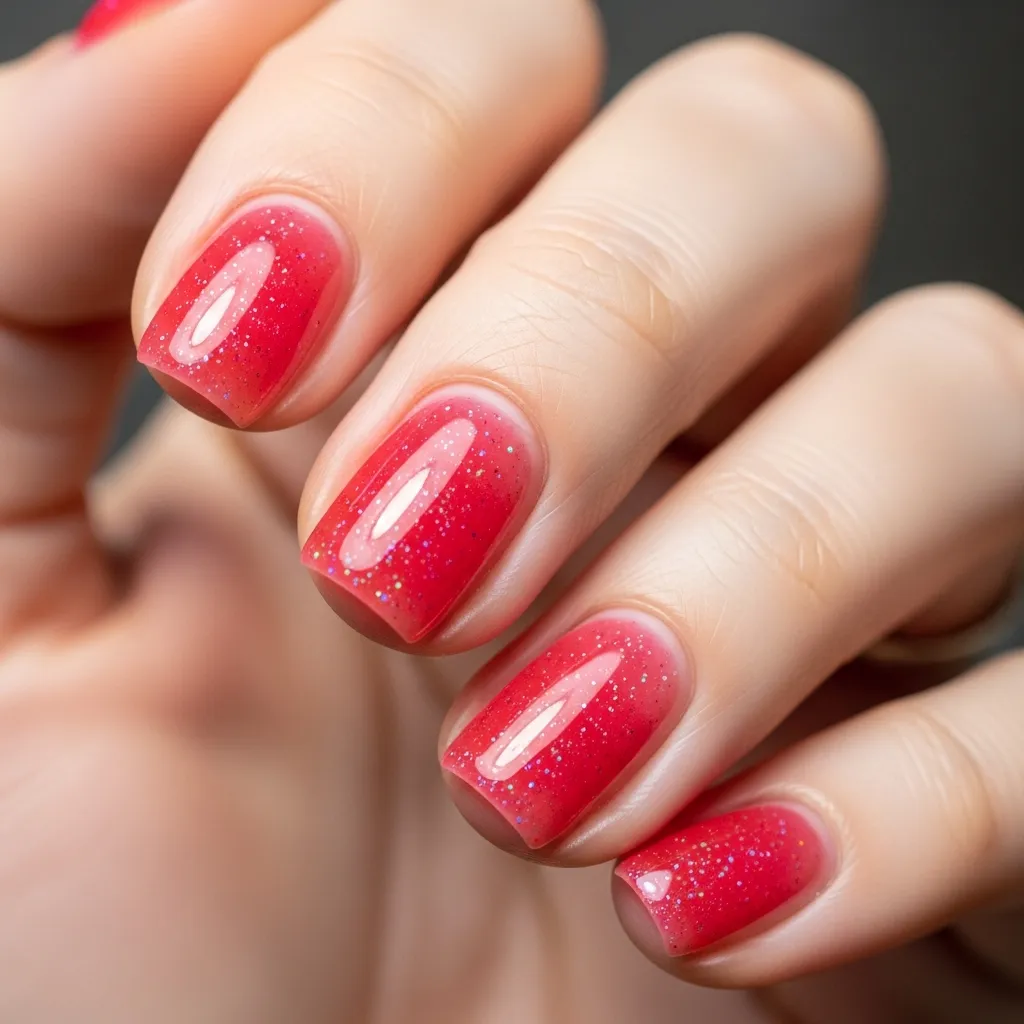 sparkly strawberry jelly