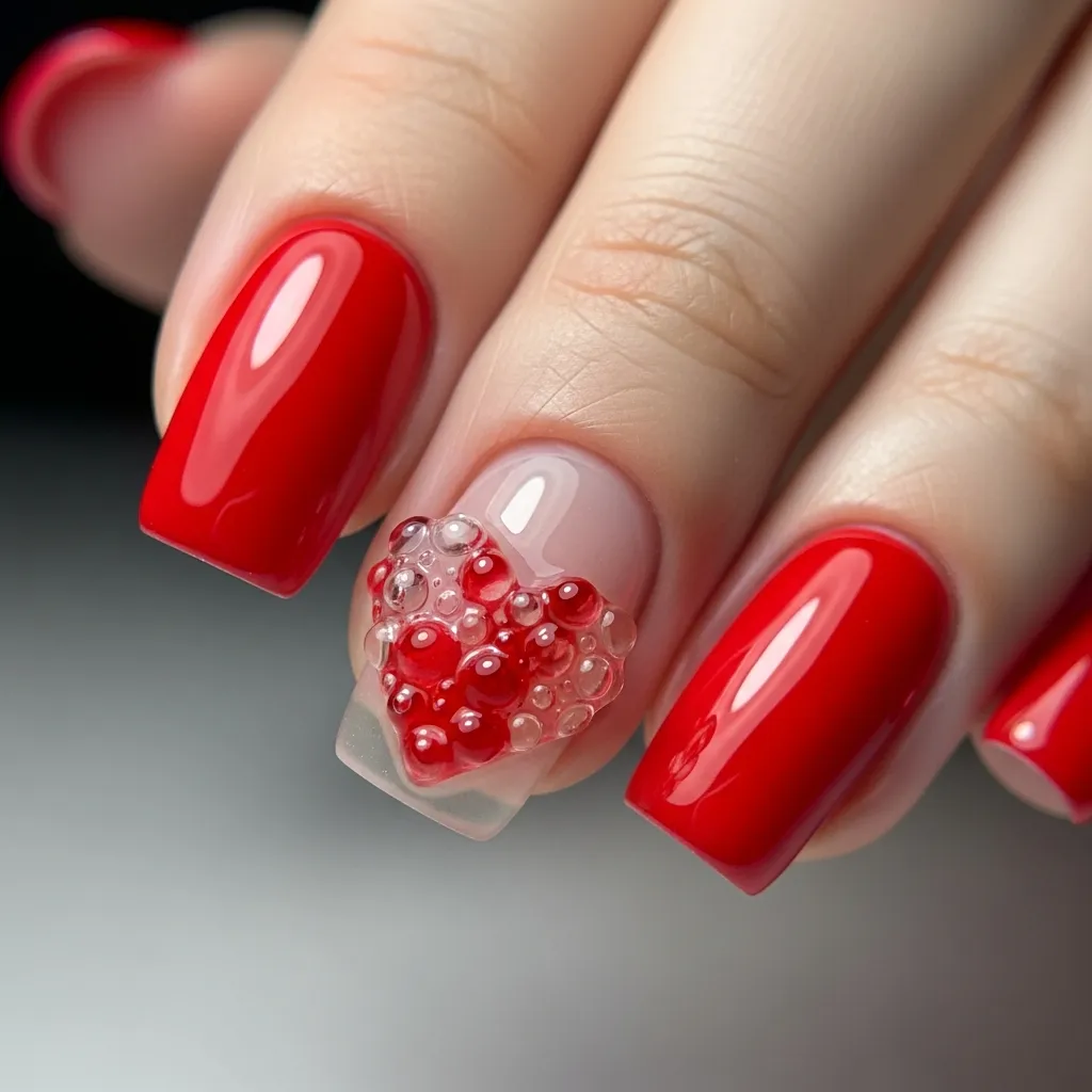 textured 3d hearts