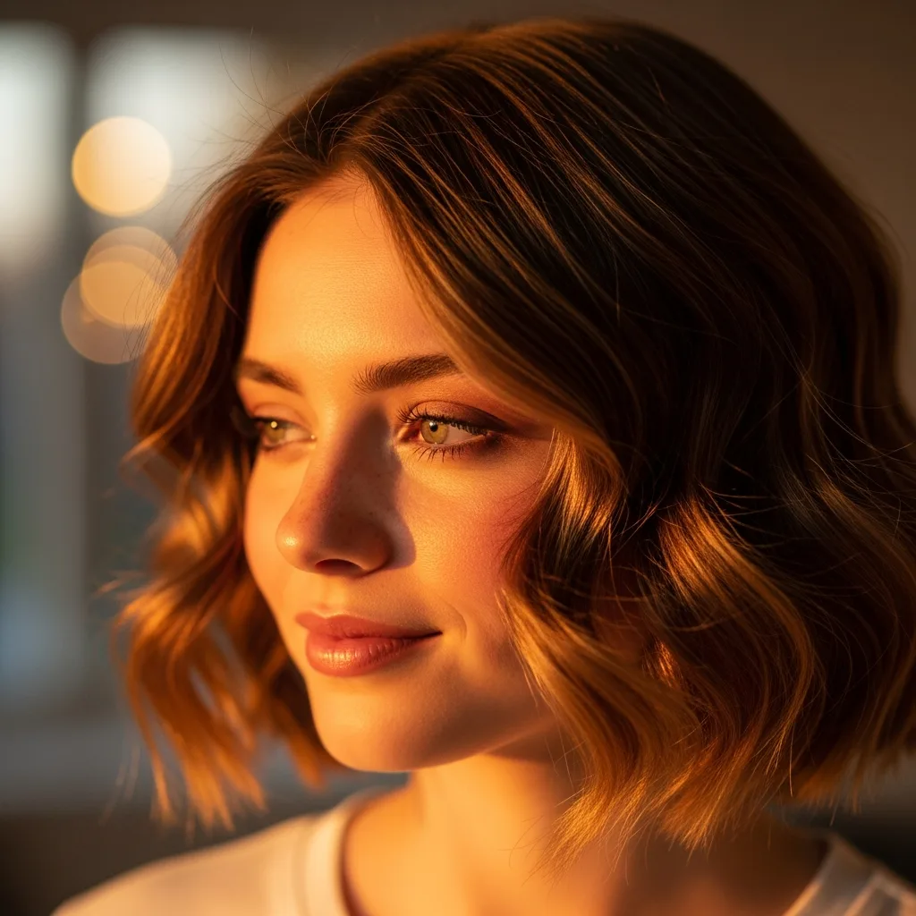voluminous waves for short hair