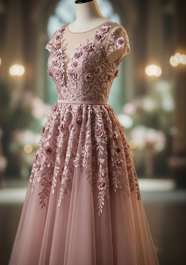 29 Drop Waist Summer Wedding Guest Dresses 21 Appliqué tulle drop waist dress