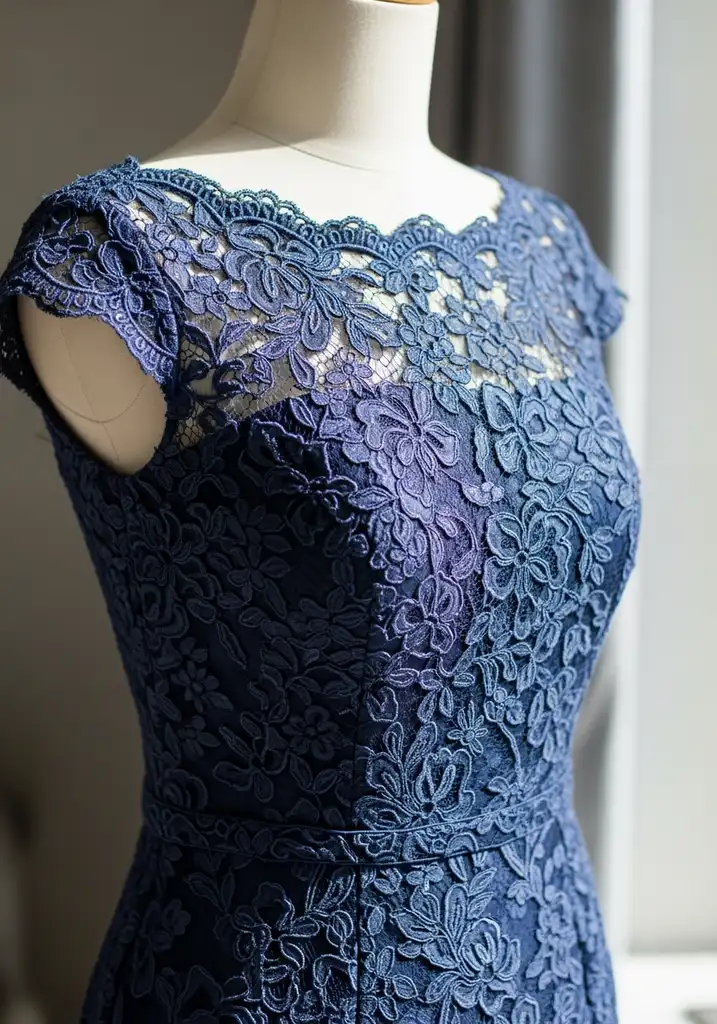 17 Garden Party Wedding Guest Dresses for Every Style 11 Bateau neck lace sheath dress