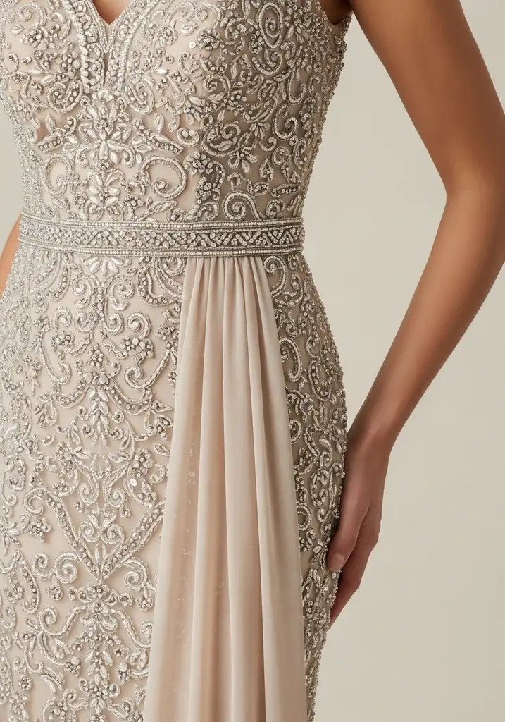 27 Summer Wedding Guest Dress Ideas for Every Venue 14 Beaded sheath dress for evening wedding guest