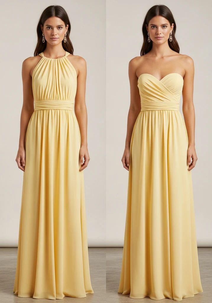 21 Butter Yellow Summer Wedding Guest Dresses 15 convertible-maxi-dress