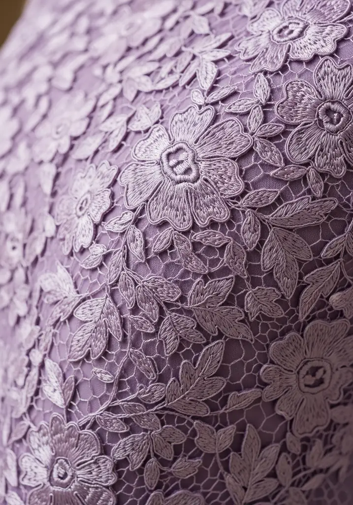 21 Lilac Summer Wedding Guest Dresses for Every Style 4 Lilac lace sheath dress for wedding guest