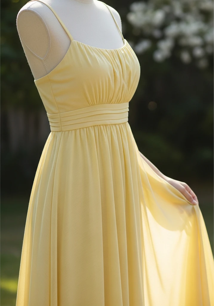 27 Summer Wedding Guest Dress Ideas for Every Venue 9 Yellow empire waist sundress for casual wedding
