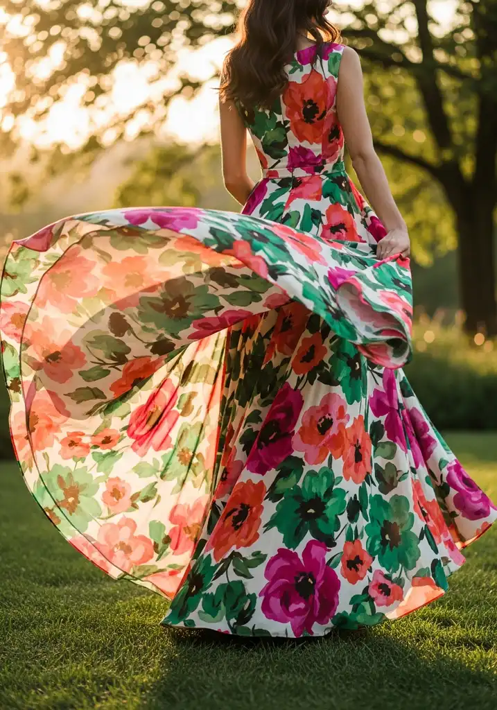 27 Summer Wedding Guest Dress Ideas for Every Venue 19 Floral high low hemline dress